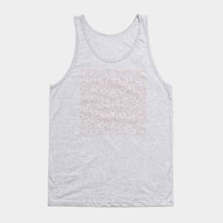 Abstract Colide Rust Tank Top